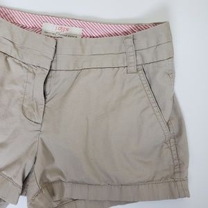 J. Crew Chino Shorts Sz 00